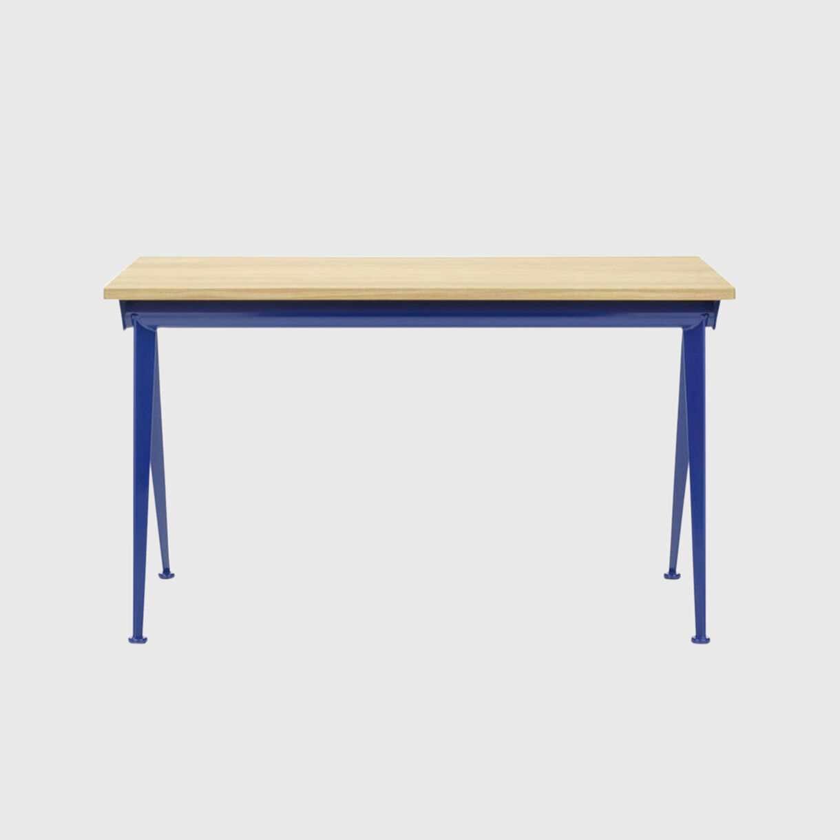 Compas Direction Desk, Bleu Marcoule, Natural Oak
